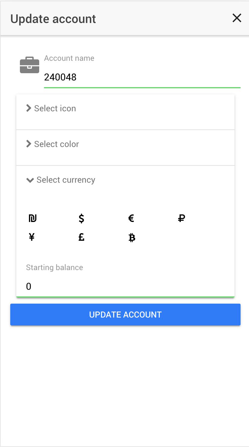 FinApp screen 4
