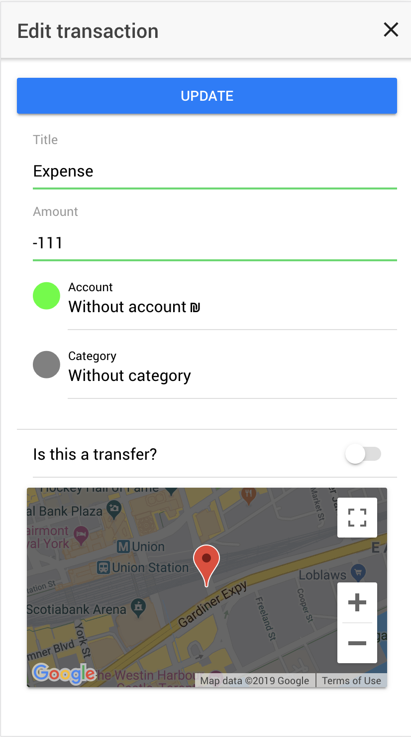 FinApp screen 5