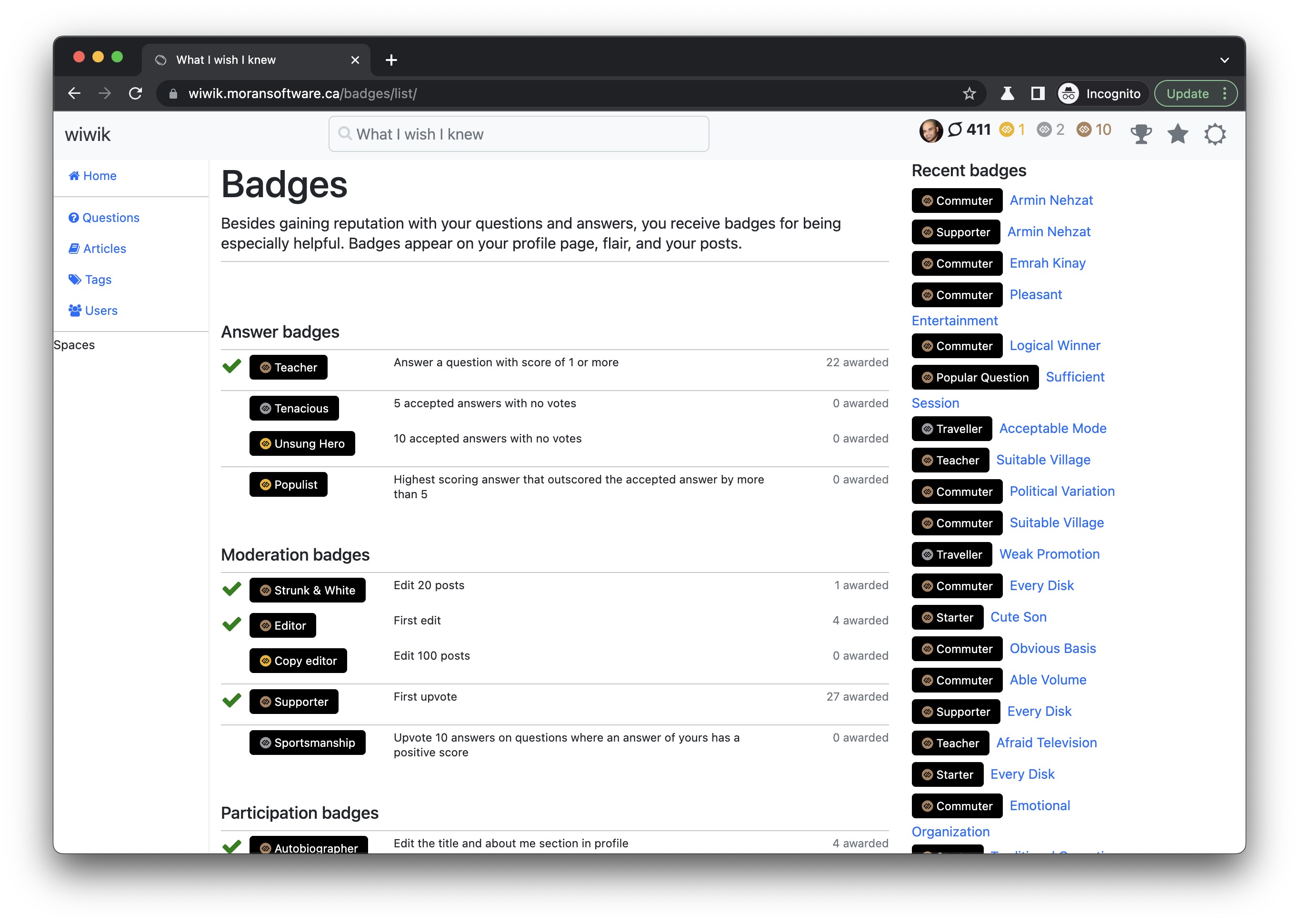 wiwik badges